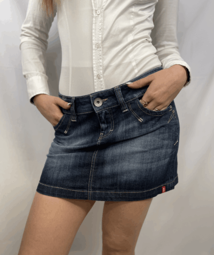 Esprit Jupe en Jeans Y2K