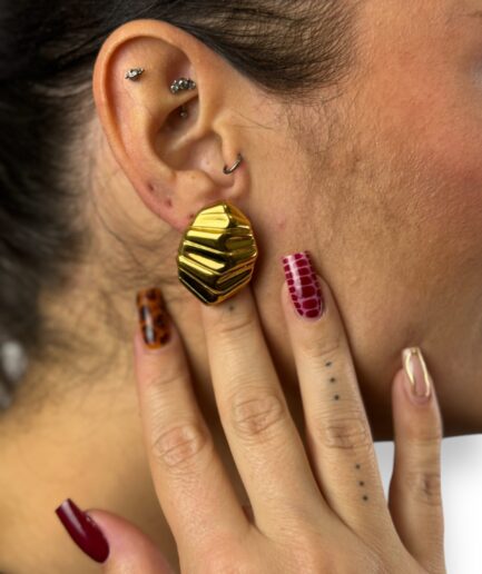 Flo Gold Earrings