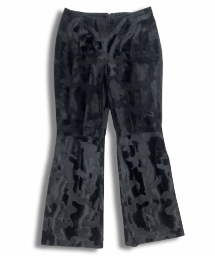 Pantalon Noir Motifs Vache