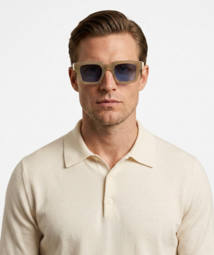 Jean Lunettes Carrées Grises et Mauves