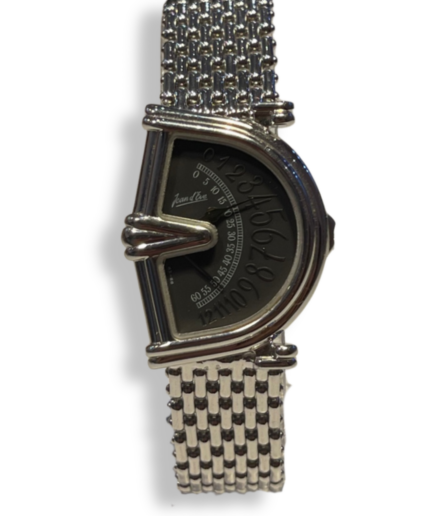 Jean d'Eve Montre Sectora Demi-Lune – Bracelet Maille Milanaise
