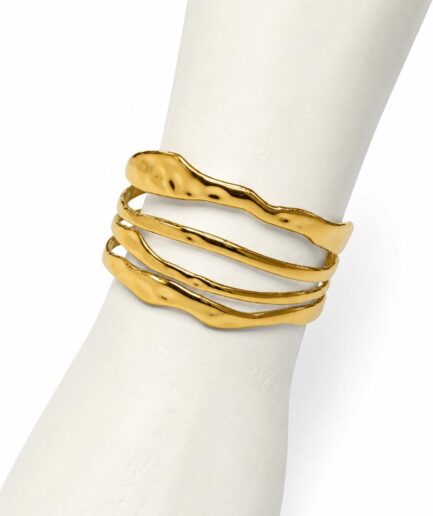 Bracelet Doré Manchette